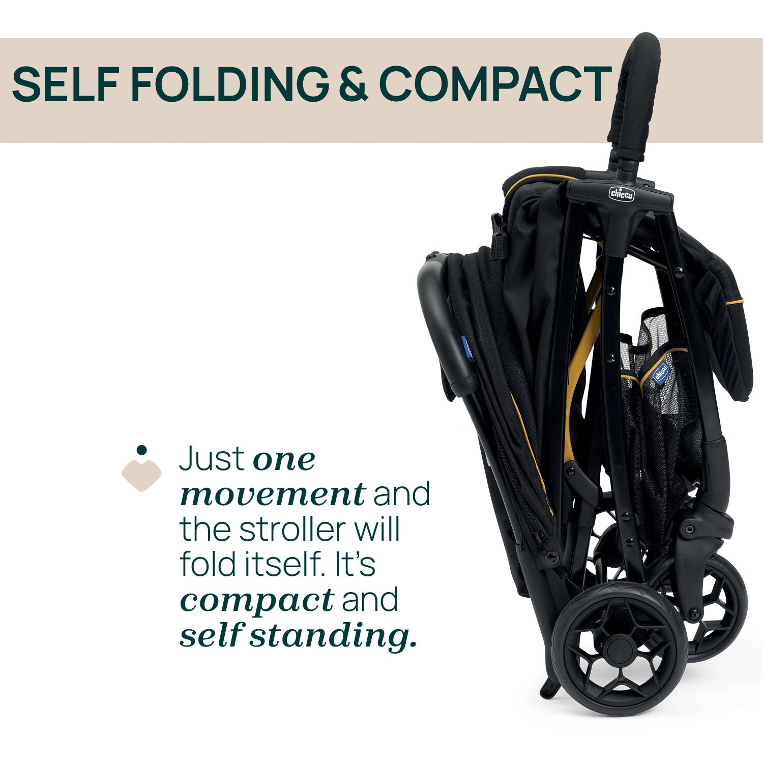 Glee Uneven Black Stroller