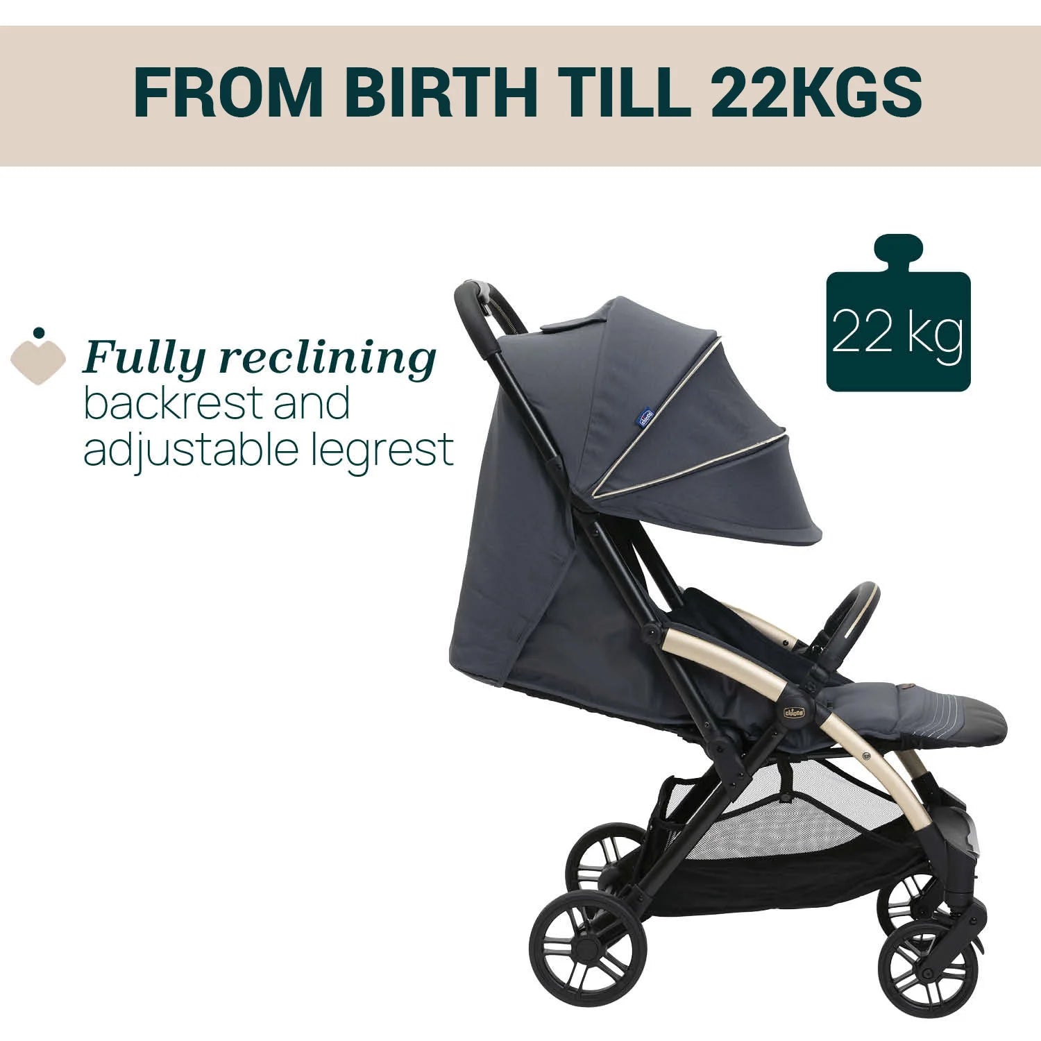 Goody XPlus Dark Shadow Stroller