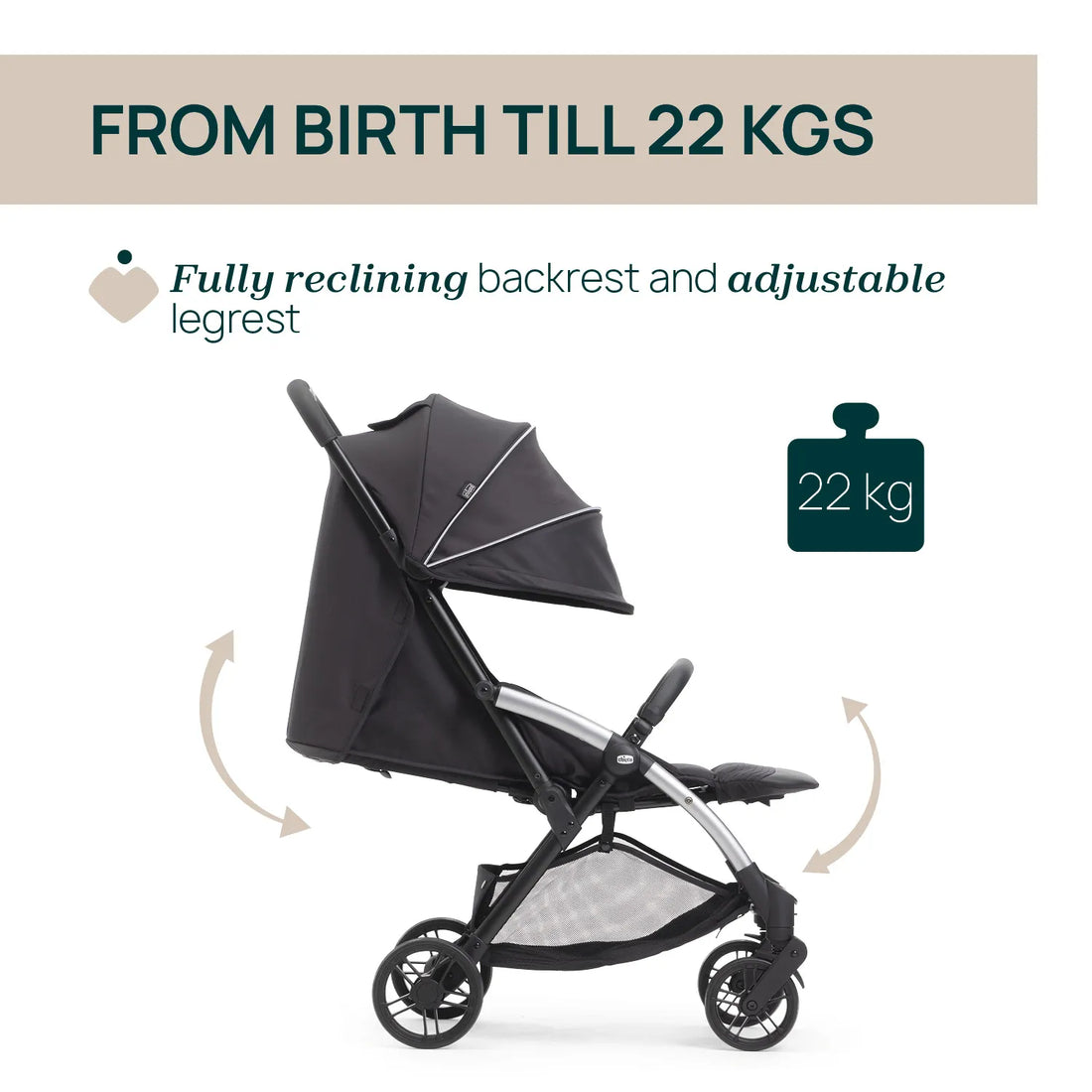 Goody XPlus Ebony Stroller