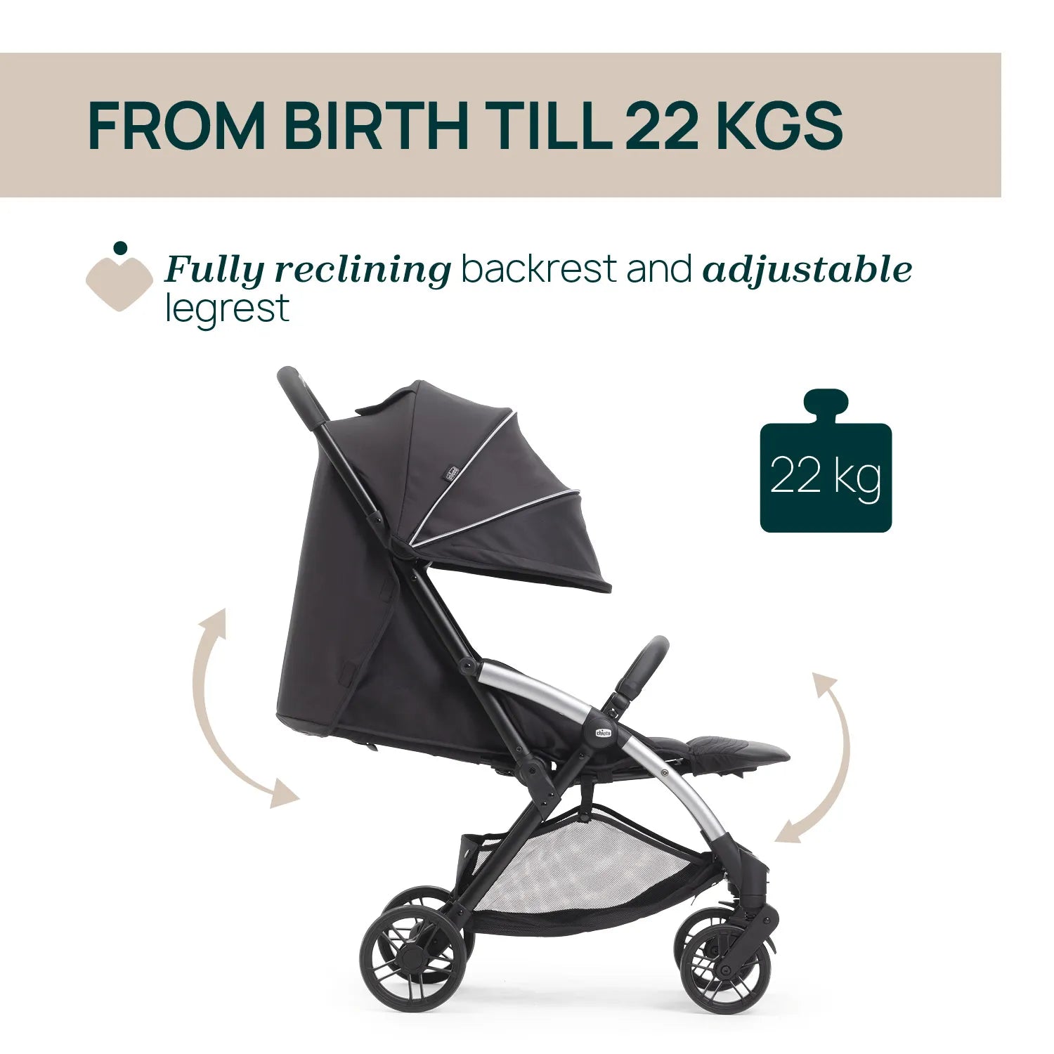 Goody XPlus Ebony Stroller