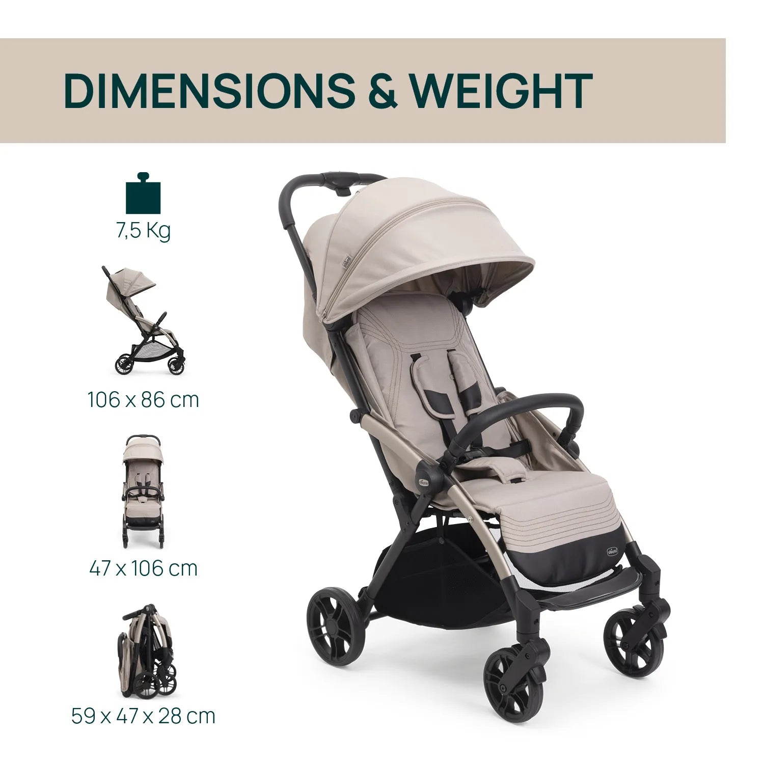 Goody Xplus Sandshell Stroller