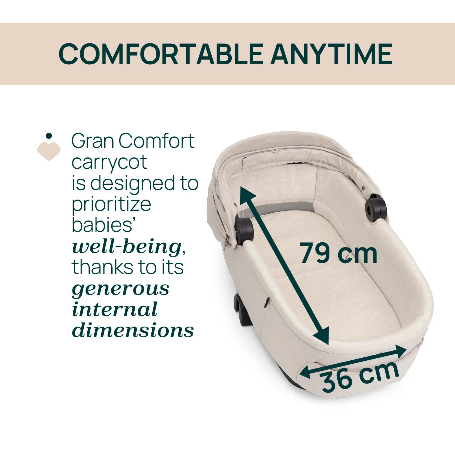 Gran Comfort Carrycot Amber Glow