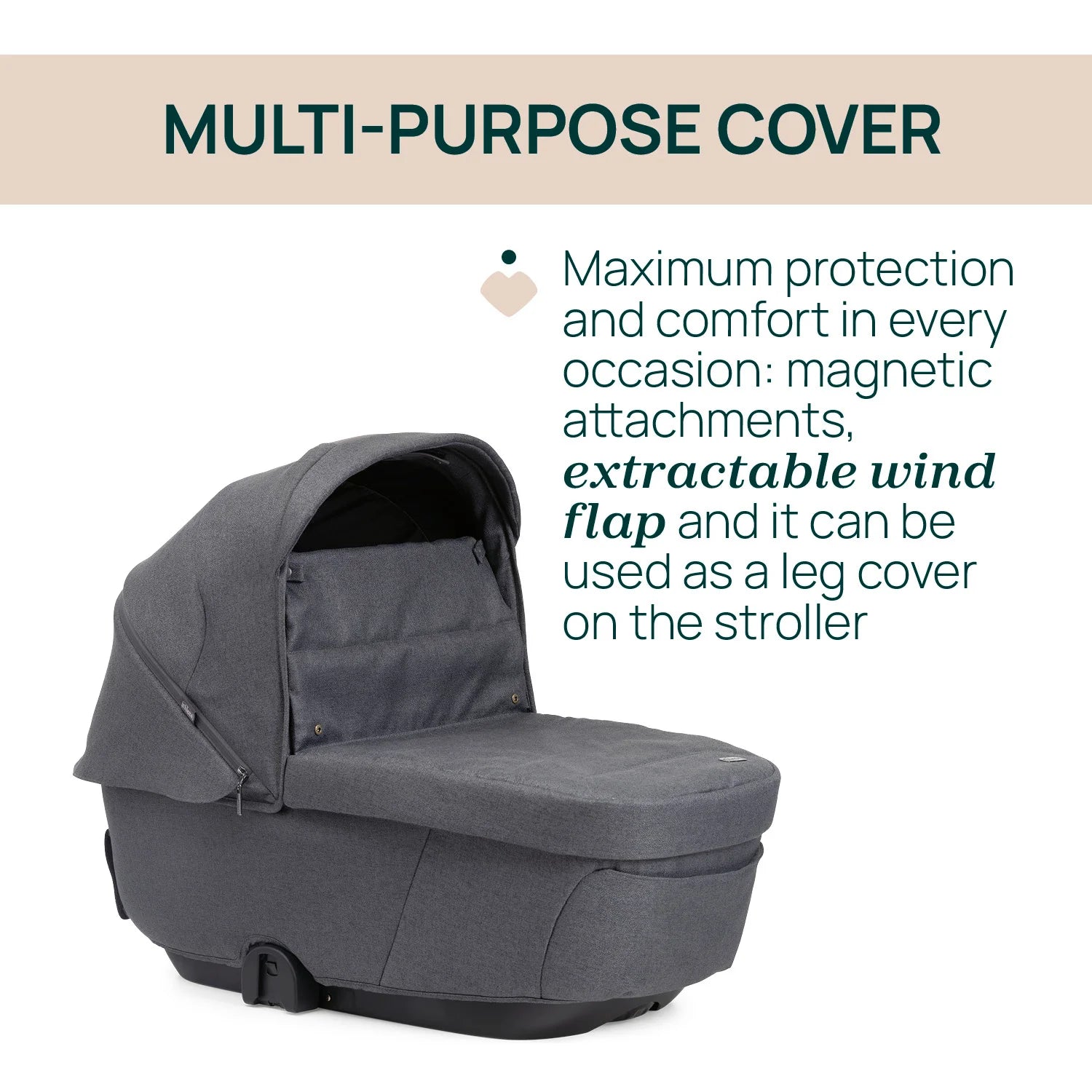 Gran Comfort Carrycot Black Satin