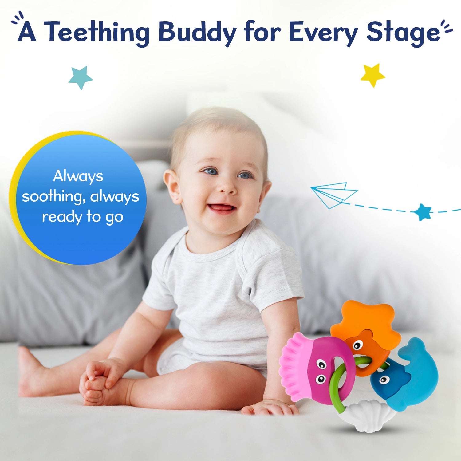 Gums Rubbing Fishes Rattle