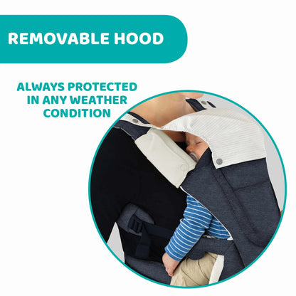 Hip Seat Baby Carrier Denim