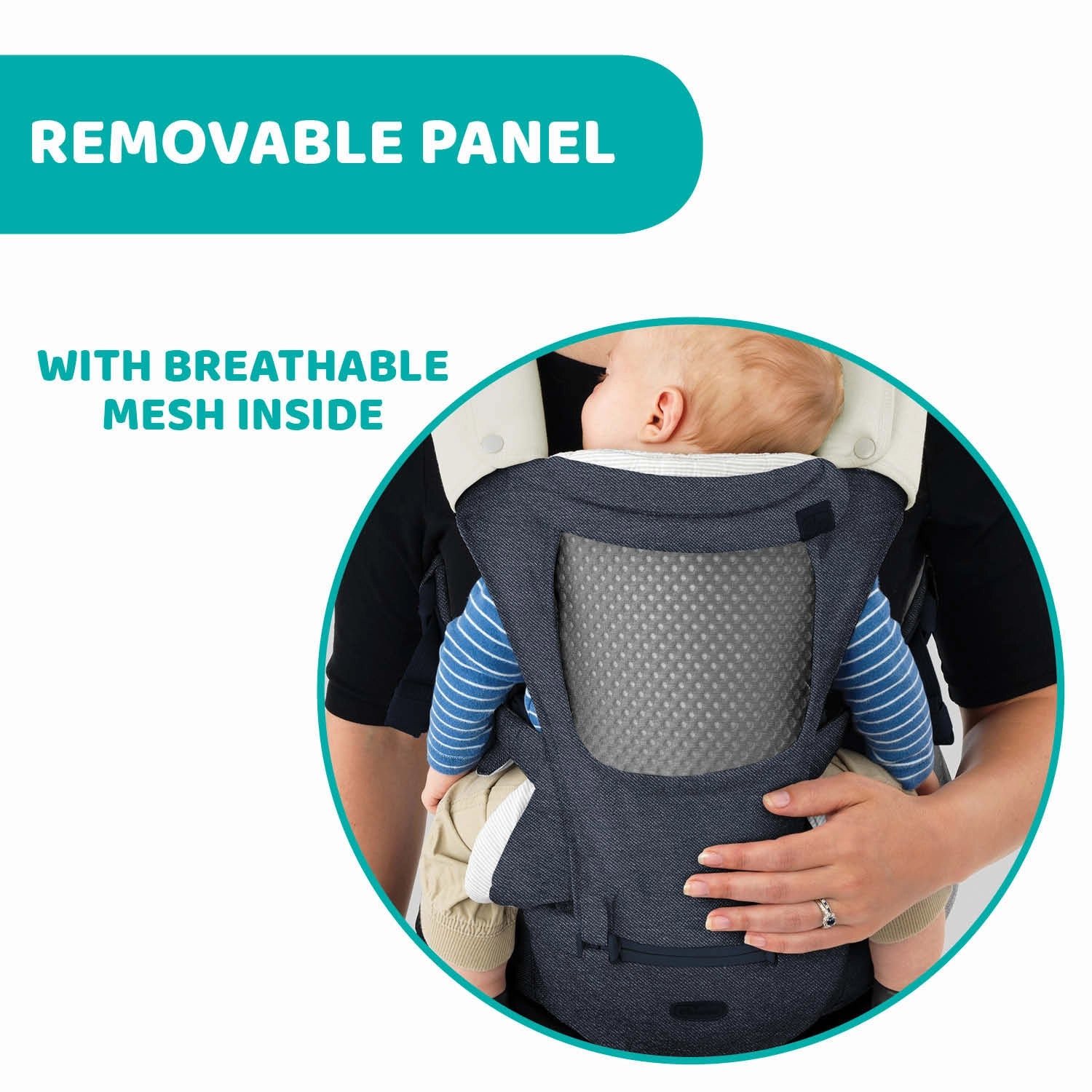 Hip Seat Baby Carrier Denim