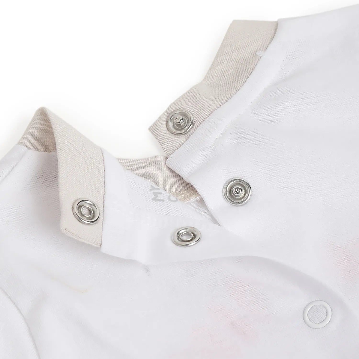 Infant White Printed T-shirt with Leggings