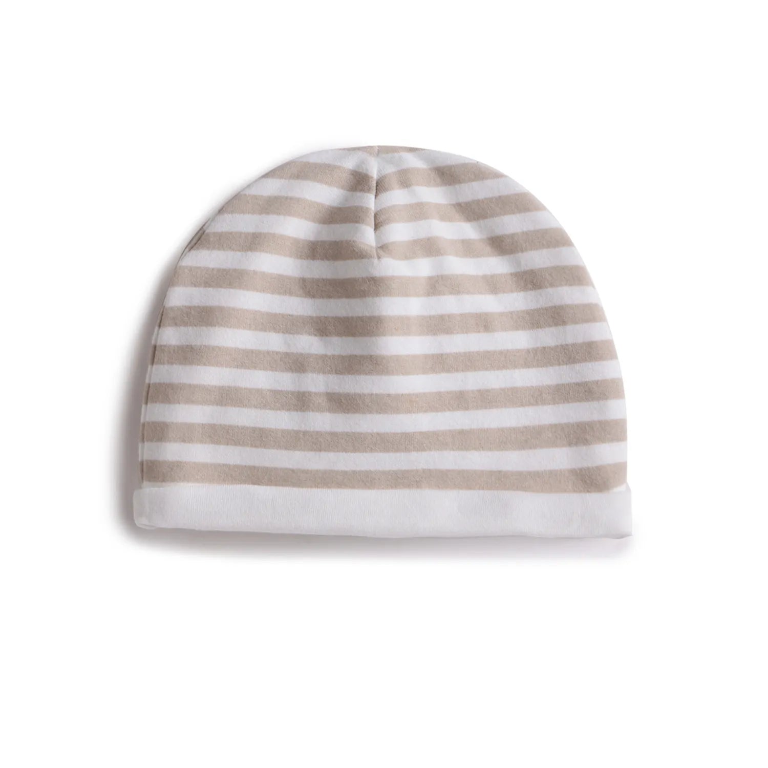 Infants Beige Printed Cap