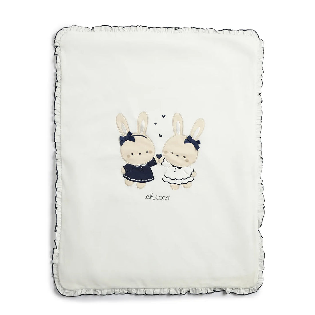 Infants Beige Printed Pram Blanket