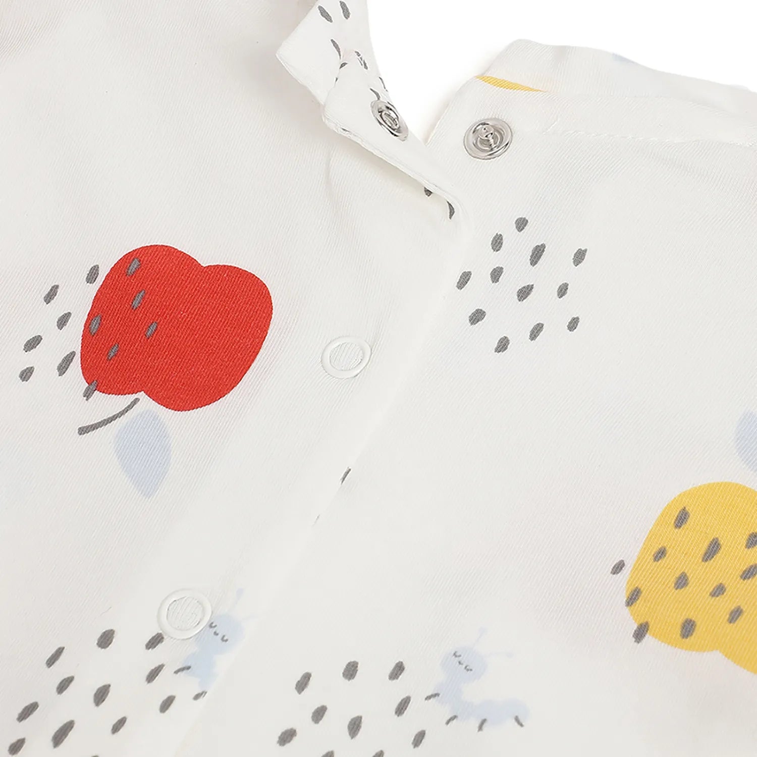 Infants Beige Printed T-shirt With Shorts