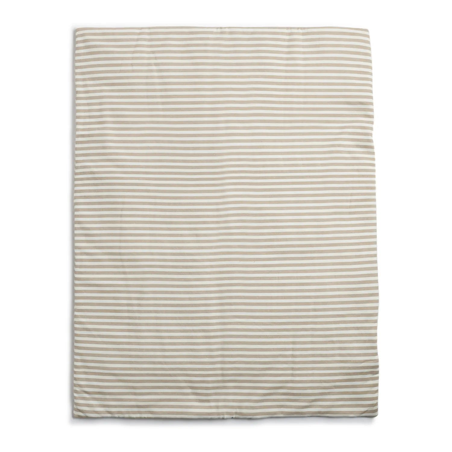 Infants Beige Striped Pram Blanket