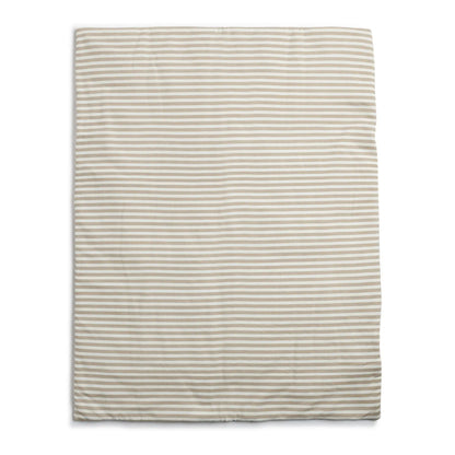 Infants Beige Striped Pram Blanket