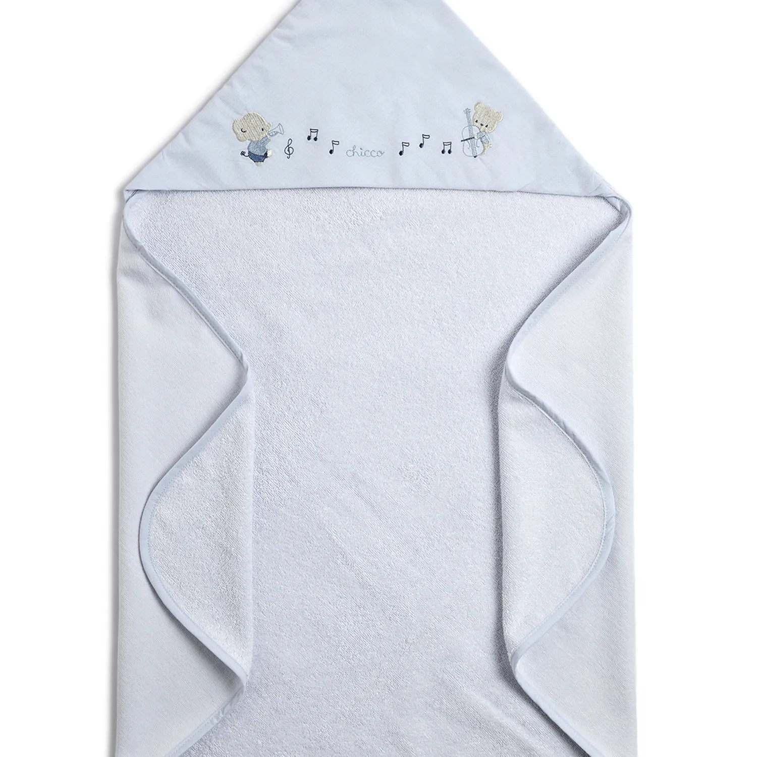 Infants Blue Cotton Bathwrap