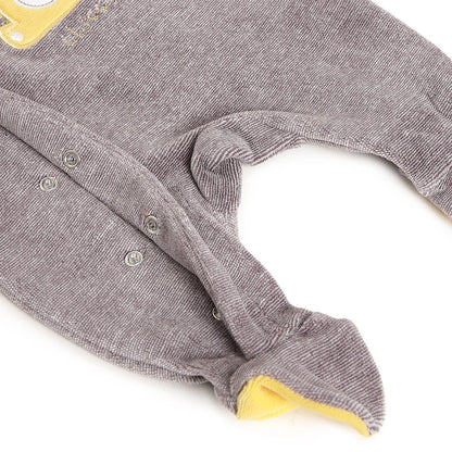 Infants Embroidered Front Opening Babysuit