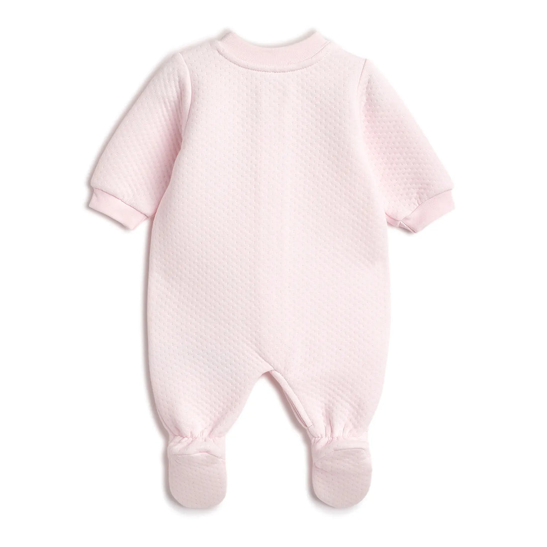 Infants Embroidered Front Opening Babysuit