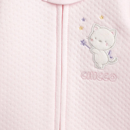 Infants Embroidered Front Opening Babysuit