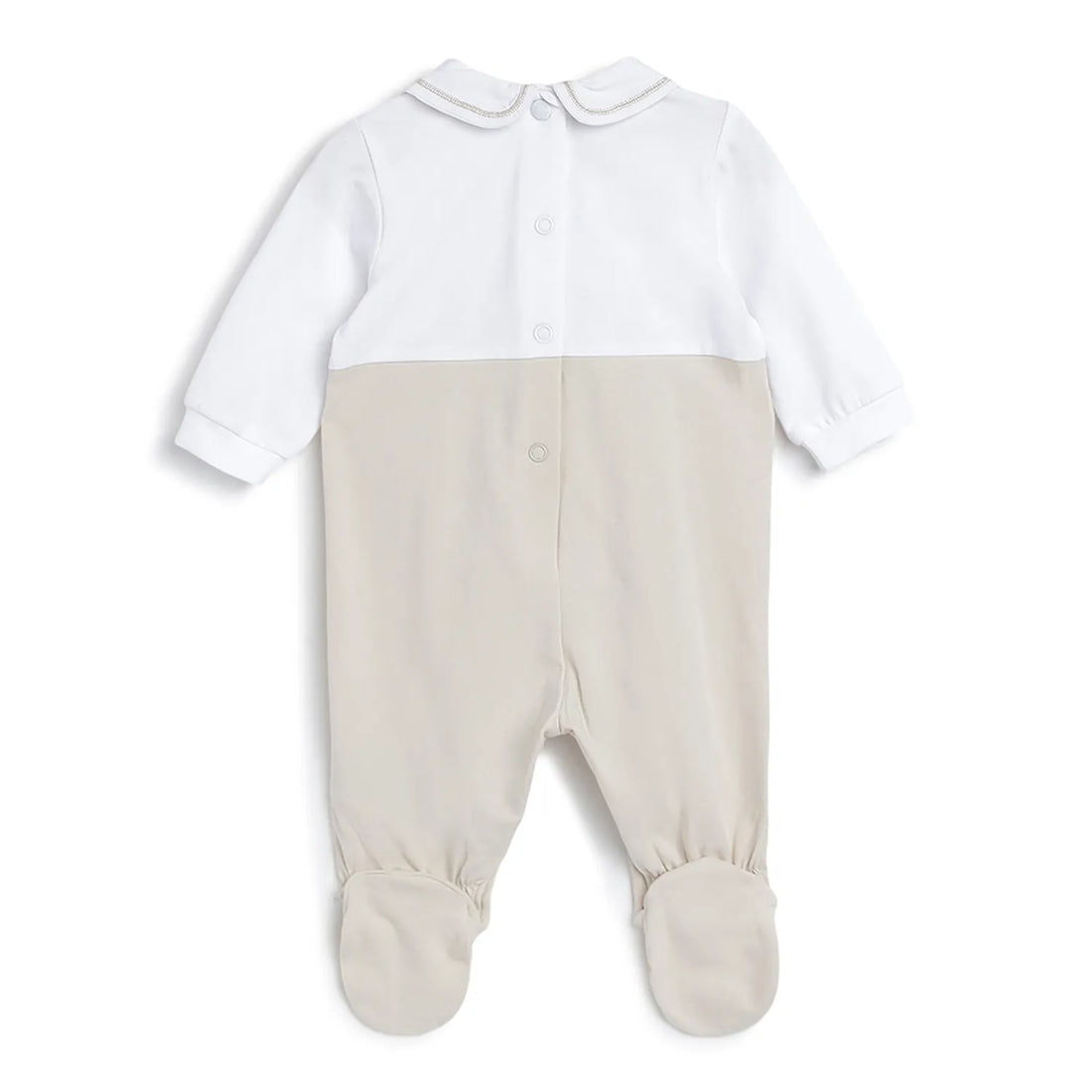Infants Embroidered Leg Opening Babysuit