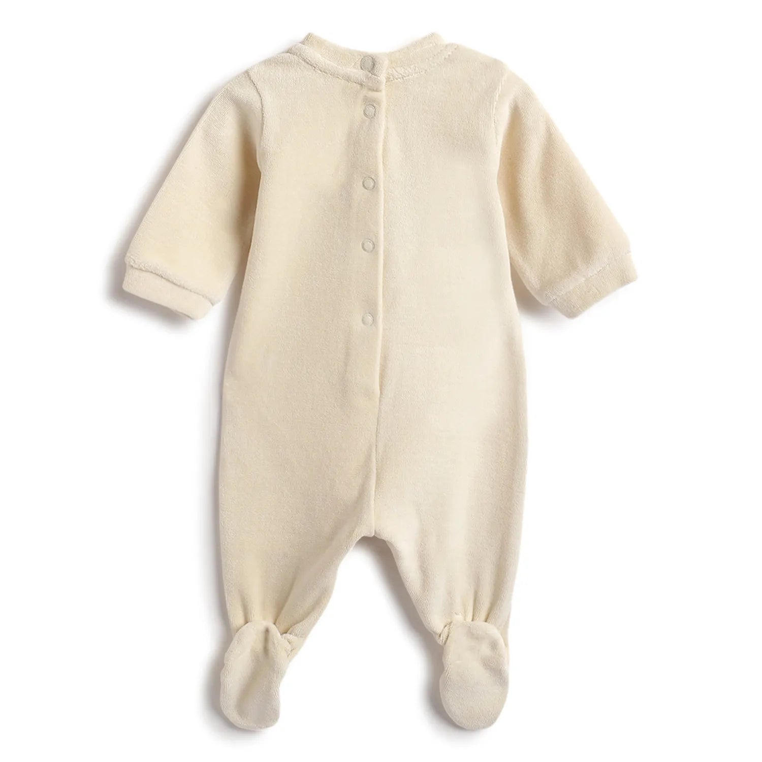 Infants Embroidered Leg Opening Babysuit