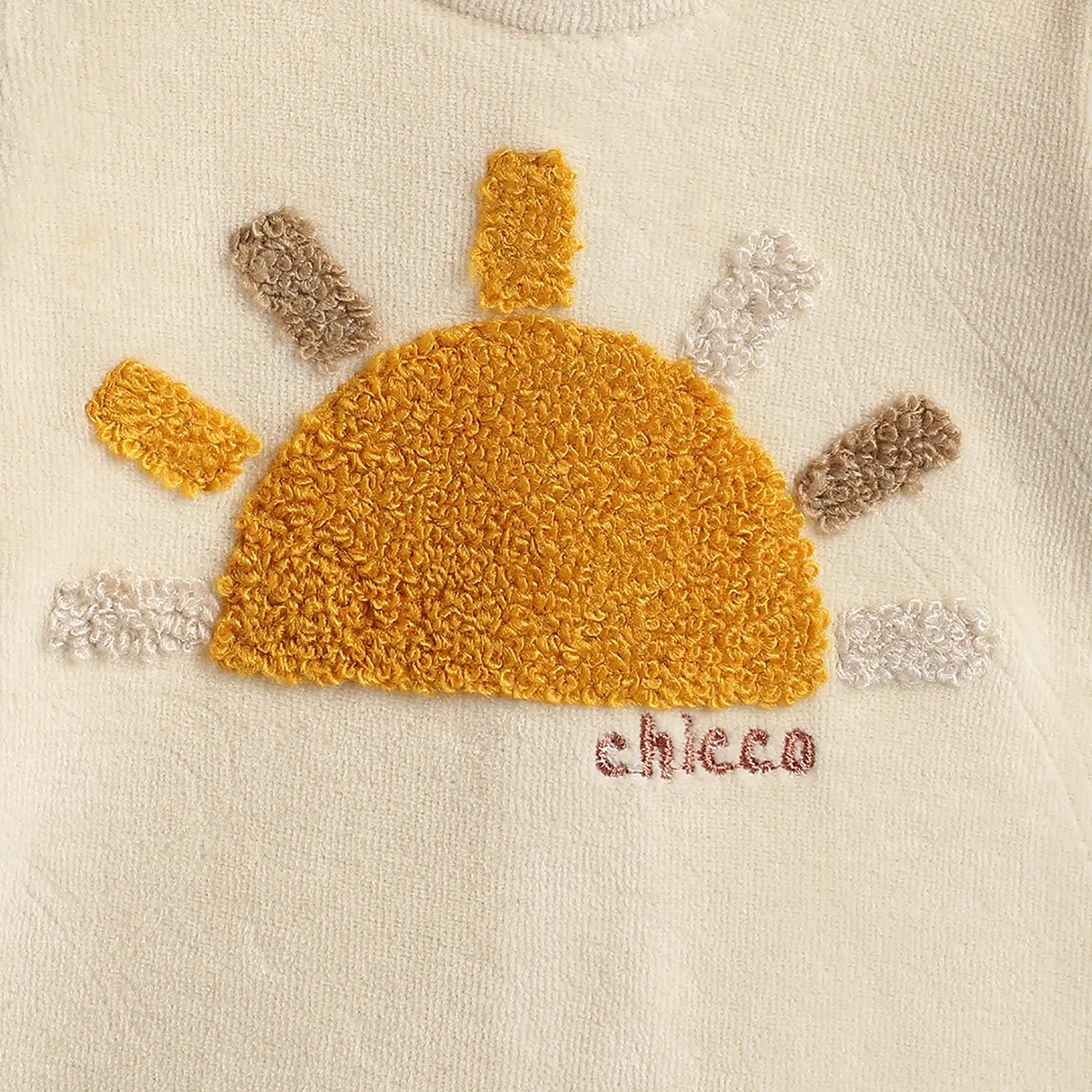 Infants Embroidered Leg Opening Babysuit