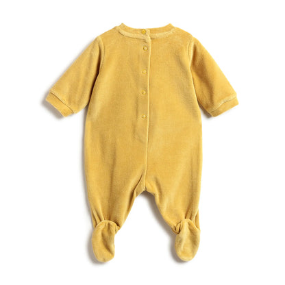 Infants Embroidered Leg Opening Babysuit