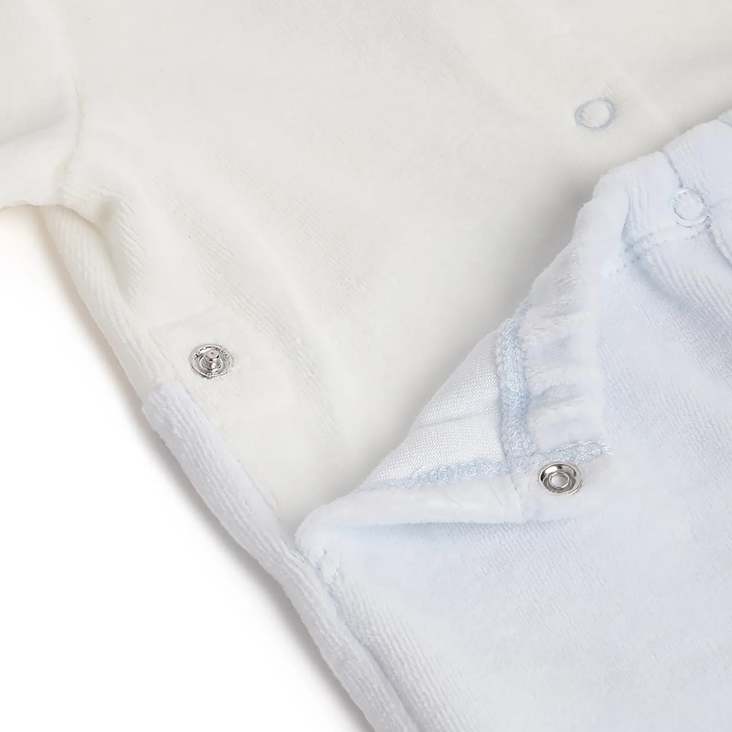 Infants Embroidered Nappy Opening Babysuit