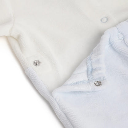 Infants Embroidered Nappy Opening Babysuit