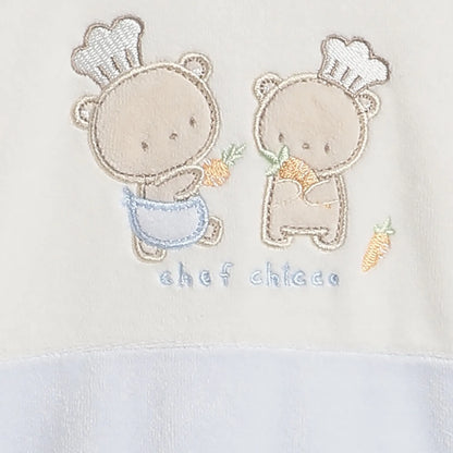 Infants Embroidered Nappy Opening Babysuit