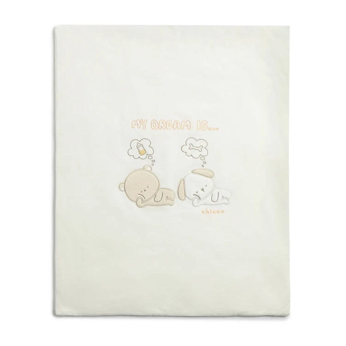 Infants Embroidered Pram Blanket