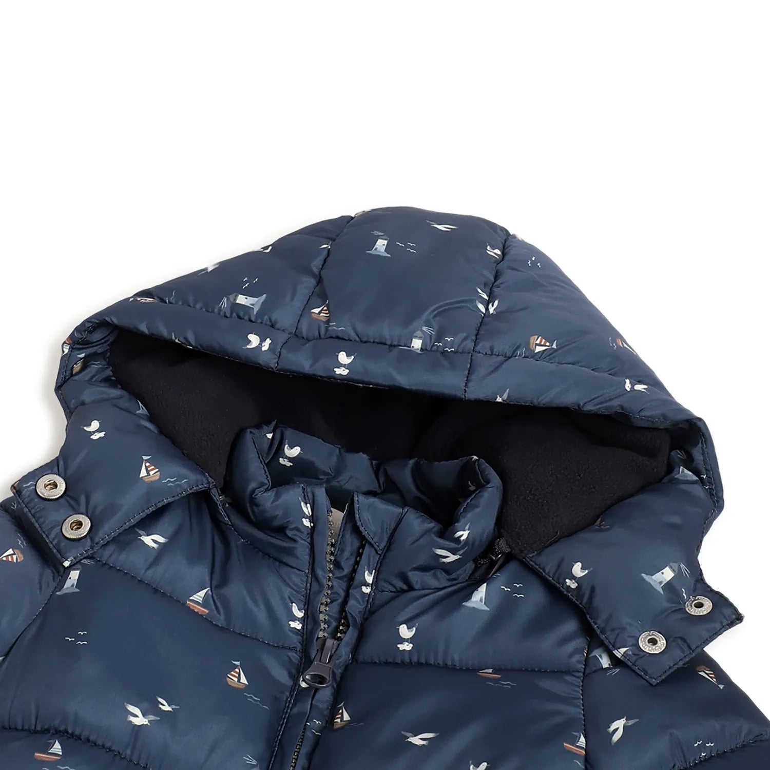 Infants Hooded Casual Puffer Jacket