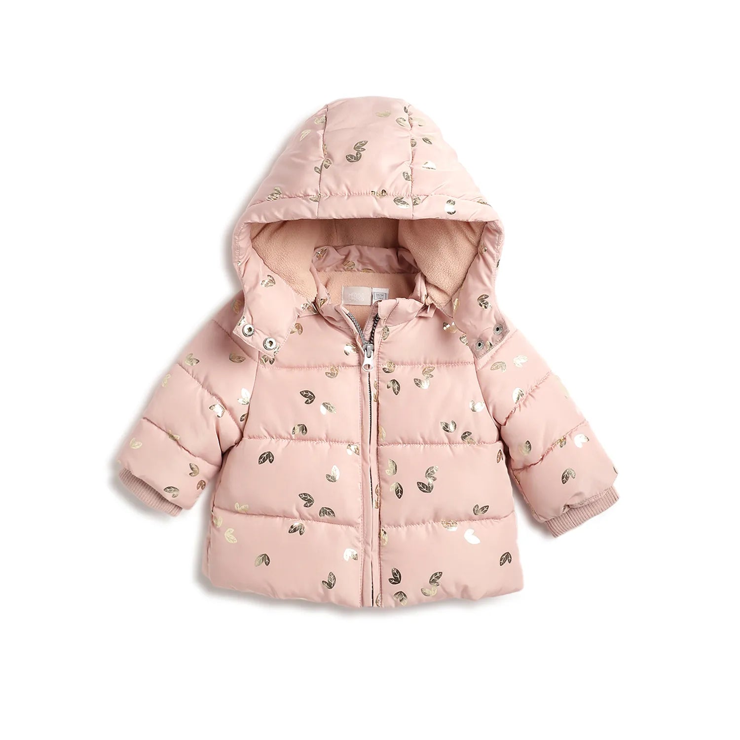 Infants Hooded Casual Puffer Jacket