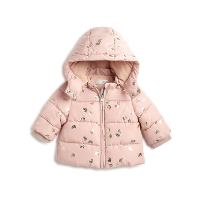 Infants Hooded Casual Puffer Jacket