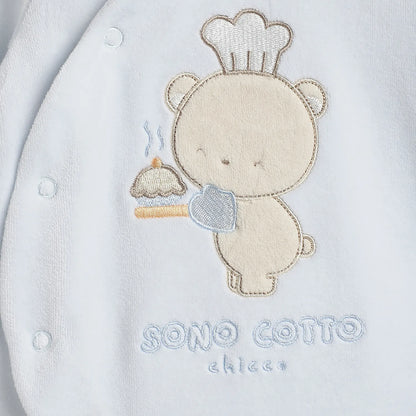 Infants Knitted Front Opening Babysuit