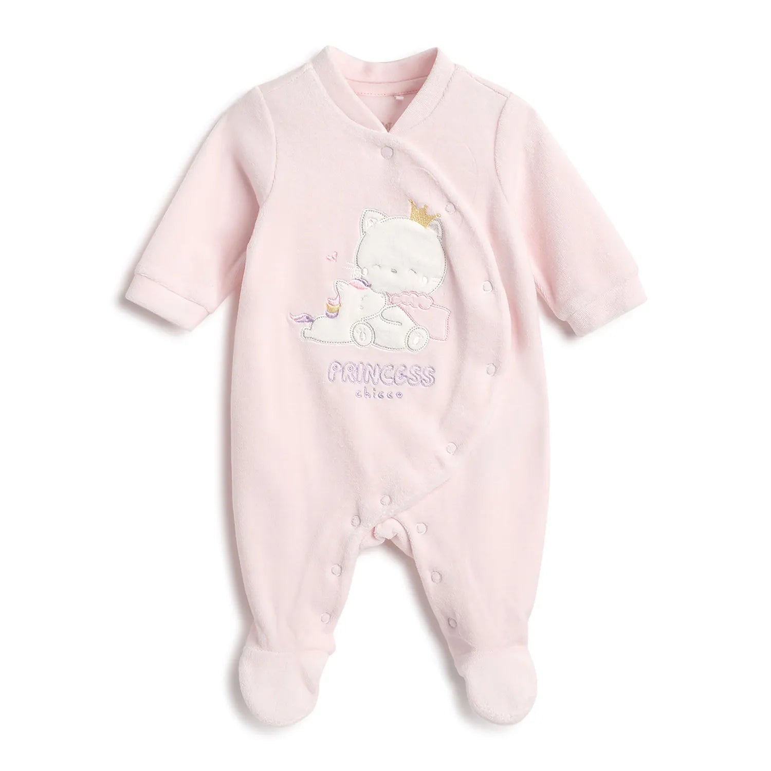 Infants Knitted Front Opening Babysuit