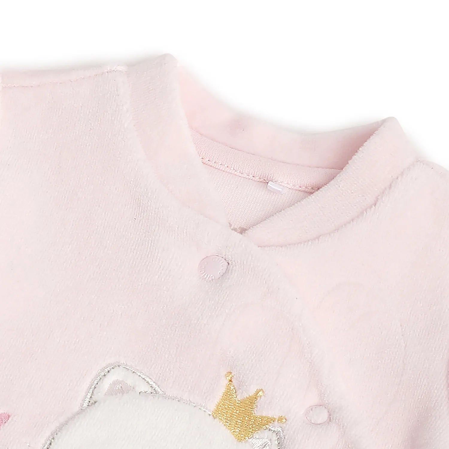 Infants Knitted Front Opening Babysuit