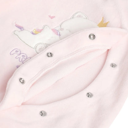 Infants Knitted Front Opening Babysuit