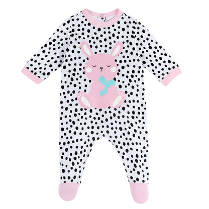 Infants Pack of 2 Printed Cotton Babysuit