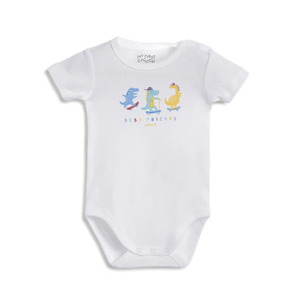 Infants Pack Of 4 Printed Bodysuits