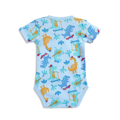 Infants Pack Of 4 Printed Bodysuits