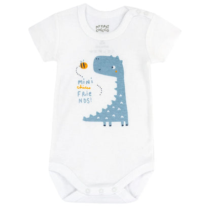 Infants Pack Of 4 Printed Bodysuits