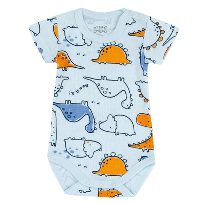 Infants Pack Of 4 Printed Bodysuits