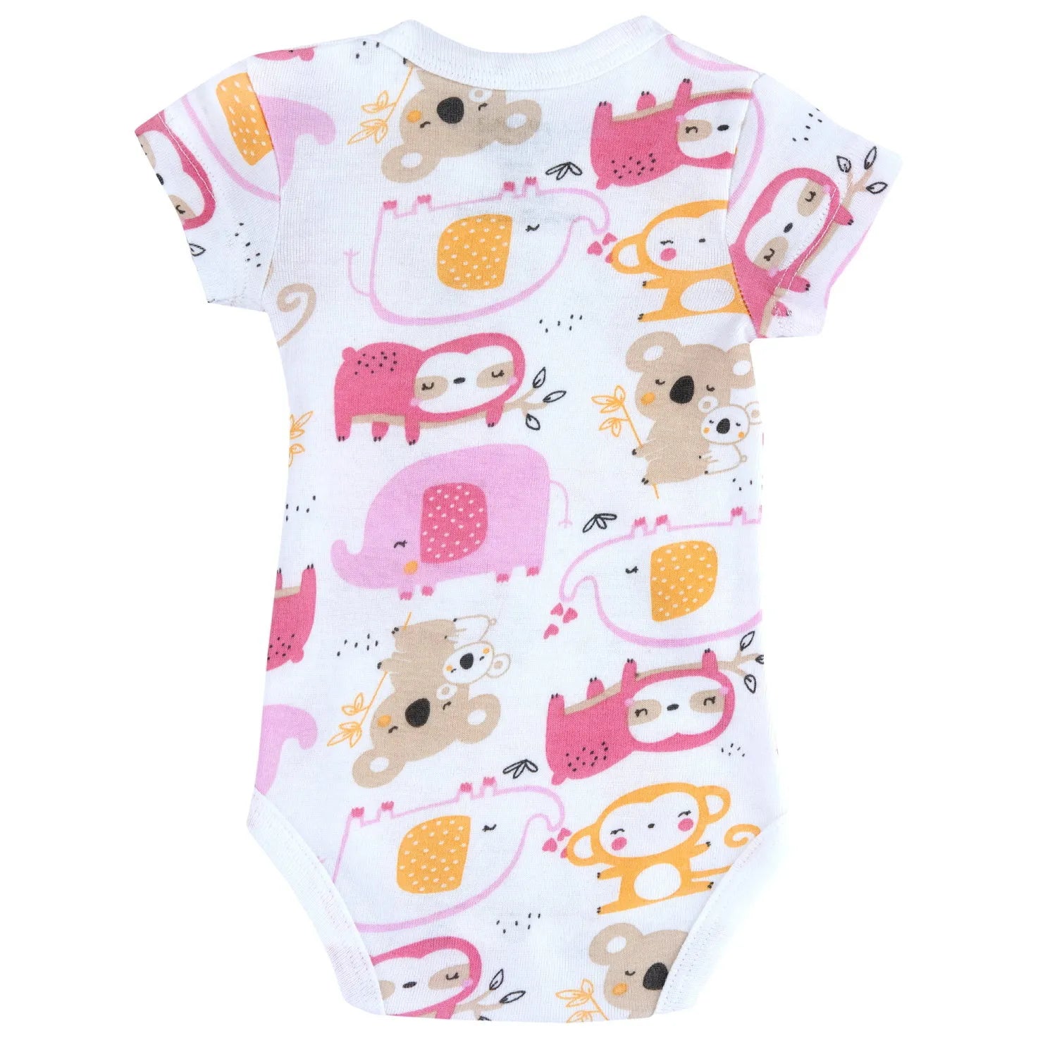 Infants Pack Of 4 Printed Bodysuits