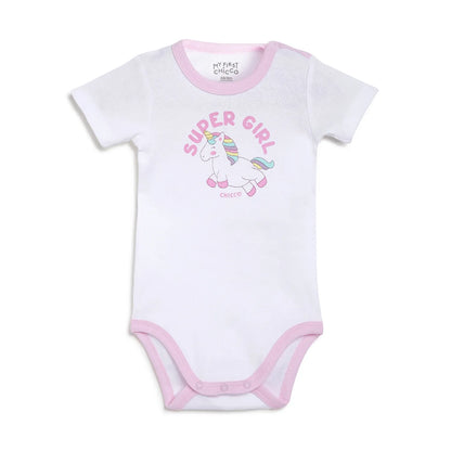 Infants Pack Of 4 Printed Bodysuits