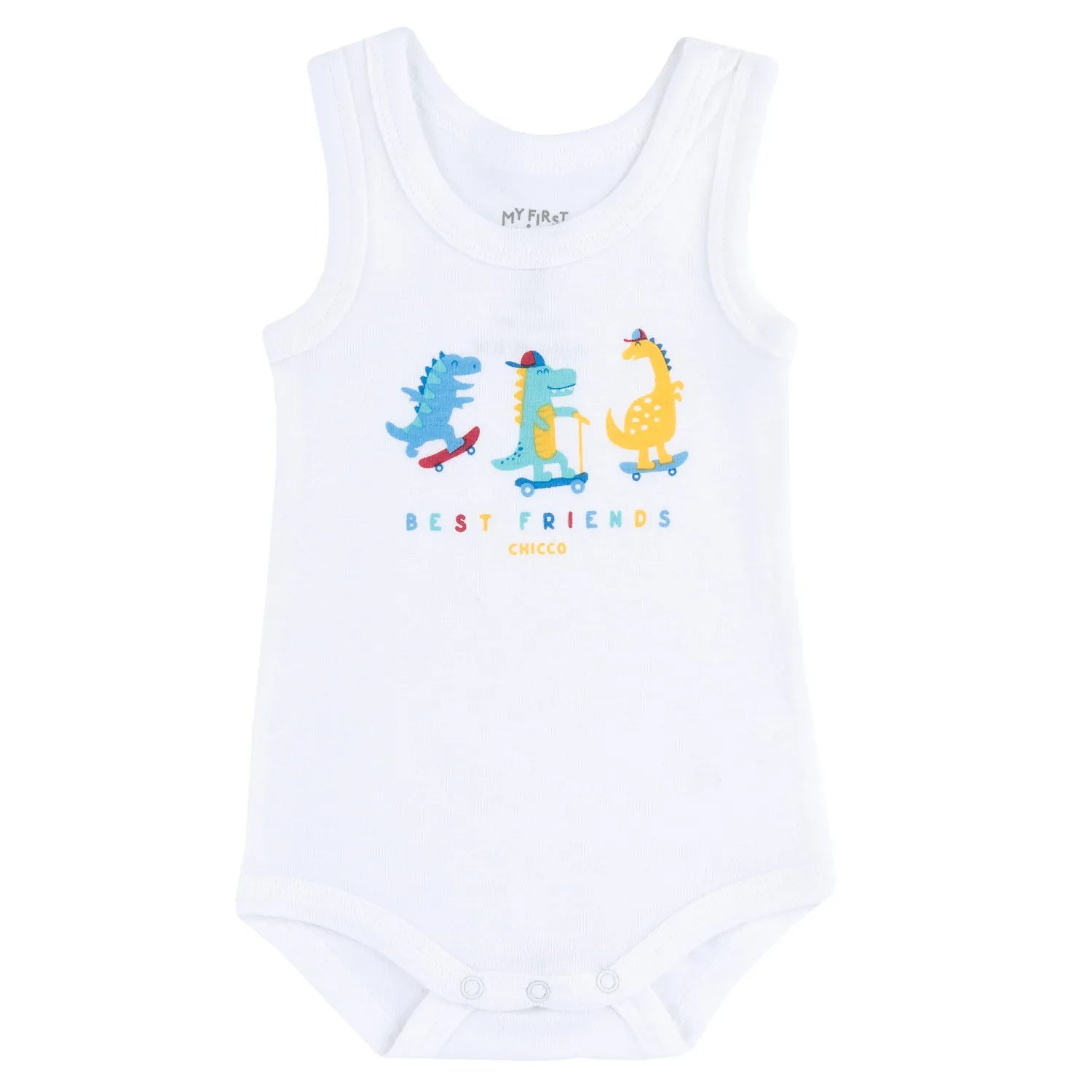 Infants Pack Of 4 Printed Cotton Bodysuits