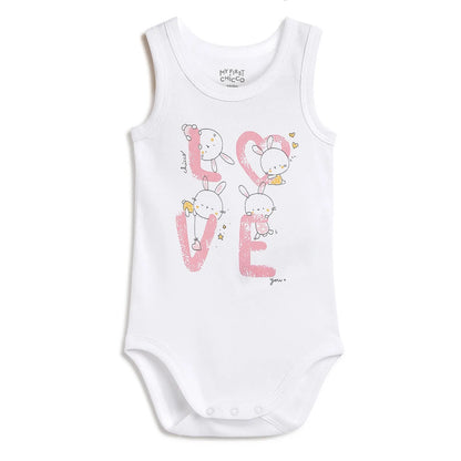 Infants Pack Of 4 Printed Cotton Bodysuits