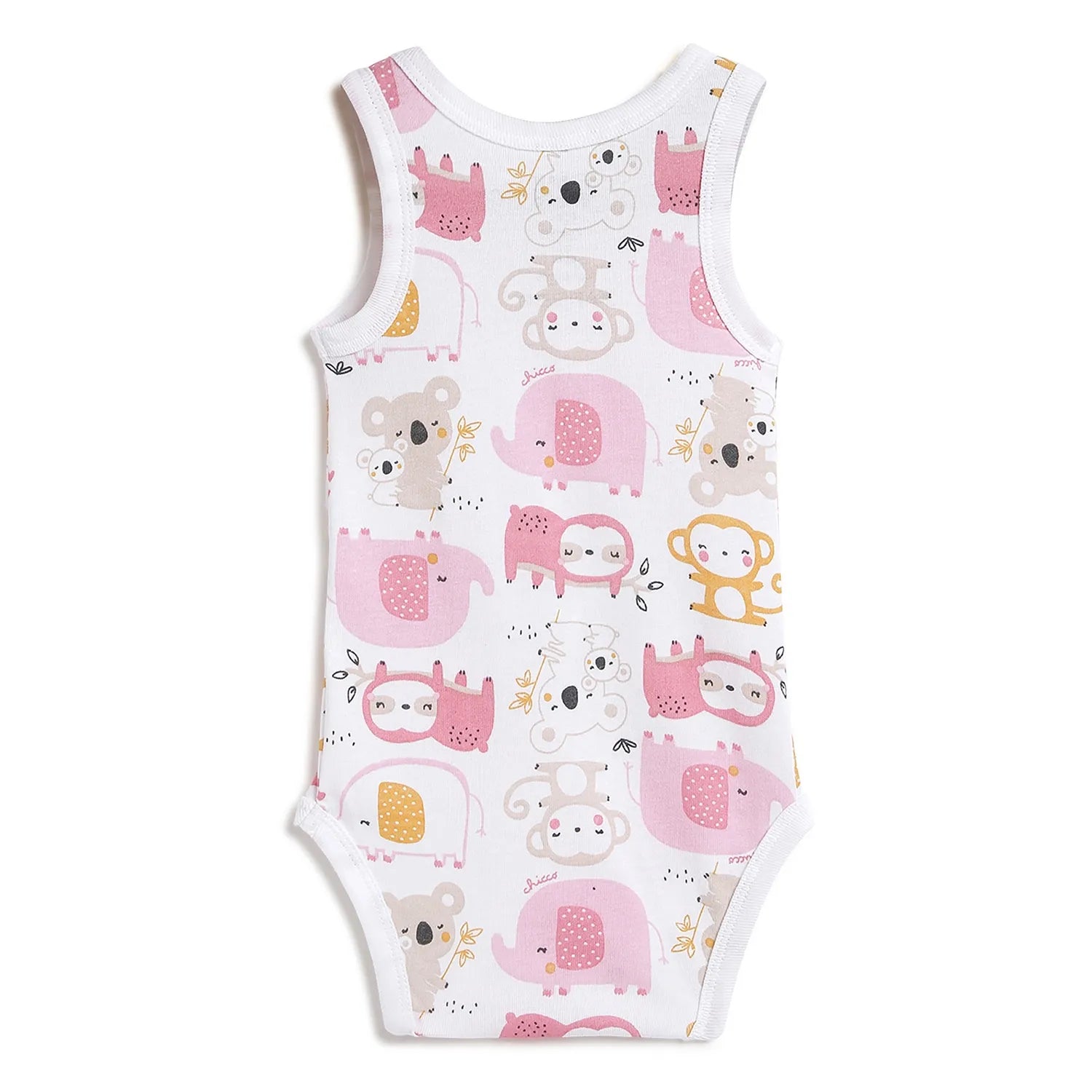 Infants Pack Of 4 Printed Cotton Bodysuits