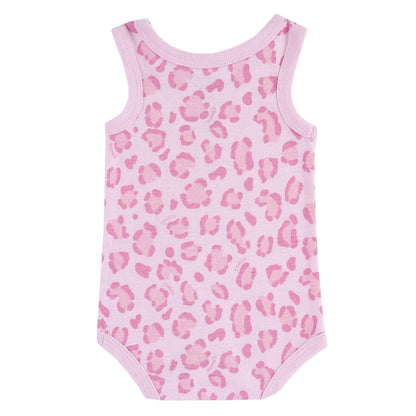 Infants Pack Of 4 Printed Cotton Bodysuits