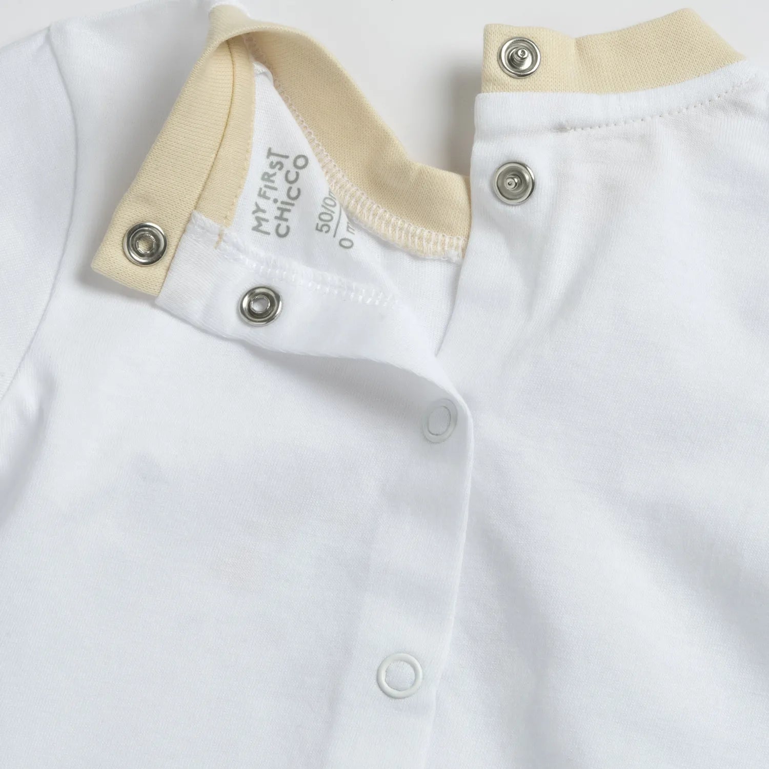 Infants White Animal Printed Smock with Leggings