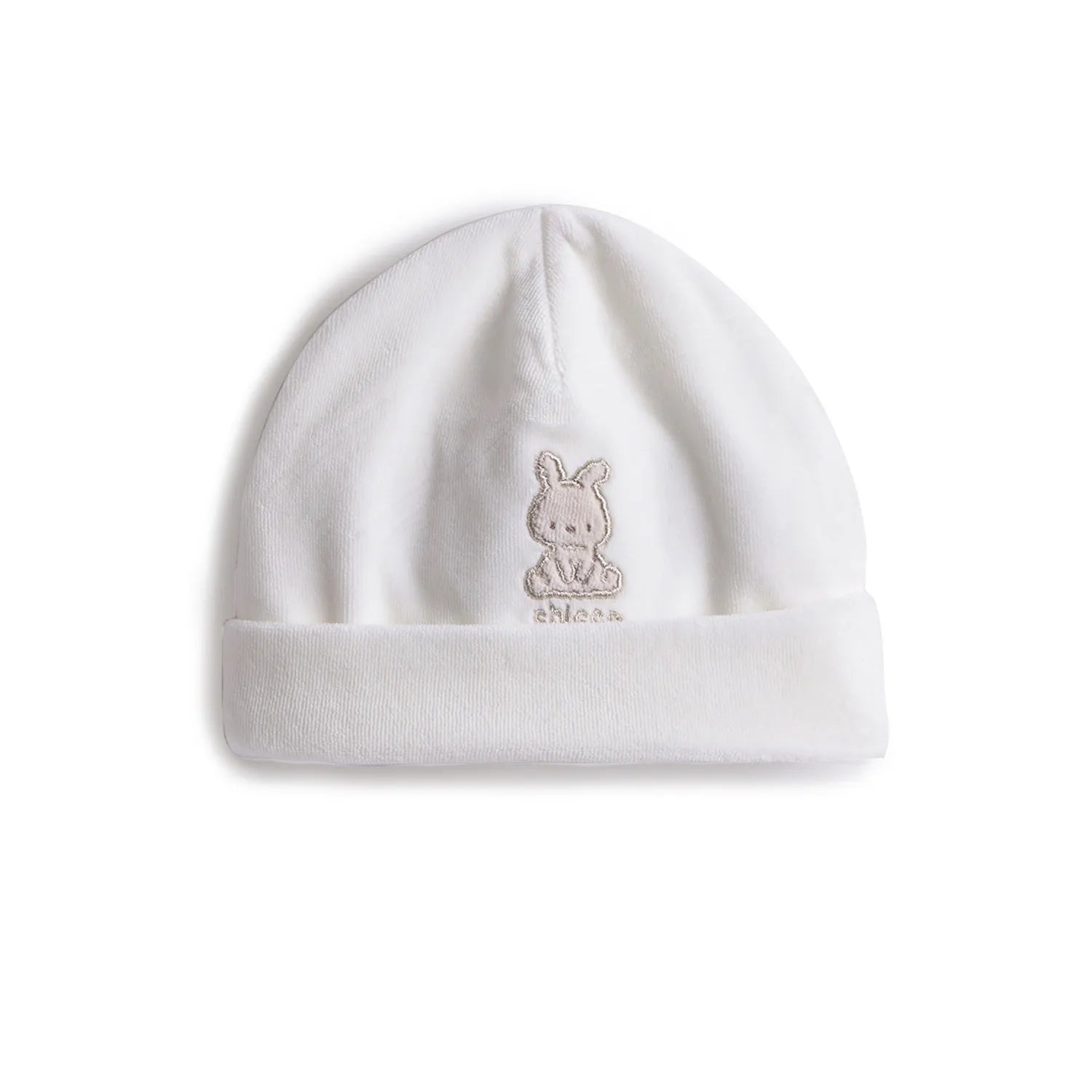 Infants White Embroidered Cap