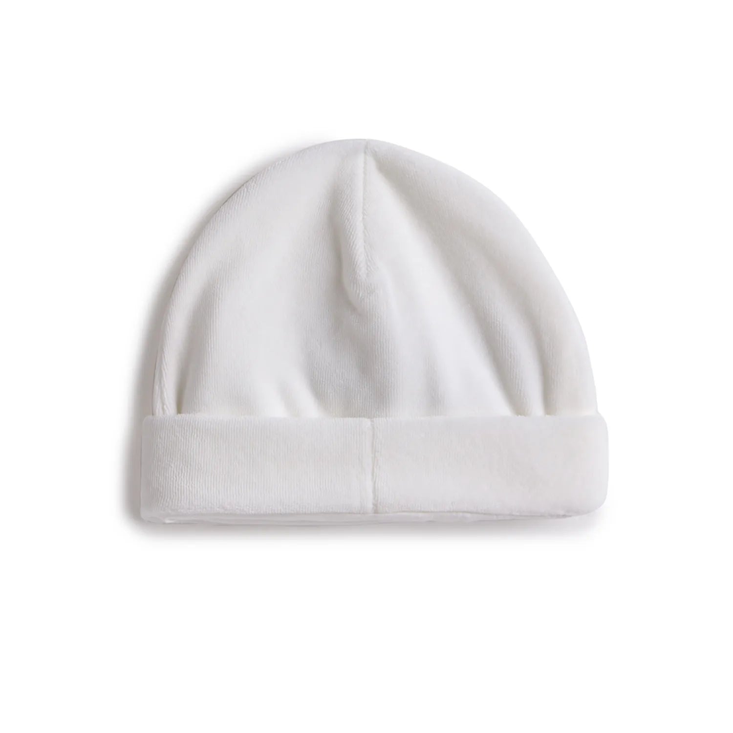 Infants White Embroidered Cap