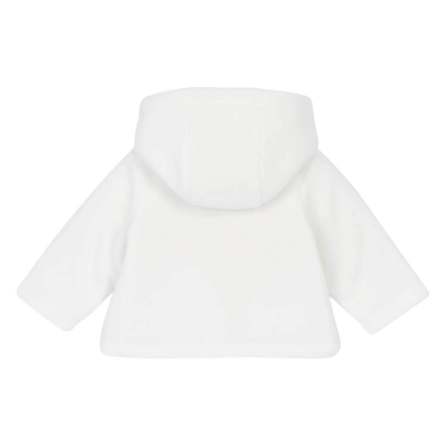 Infants White Hooded Cardigan